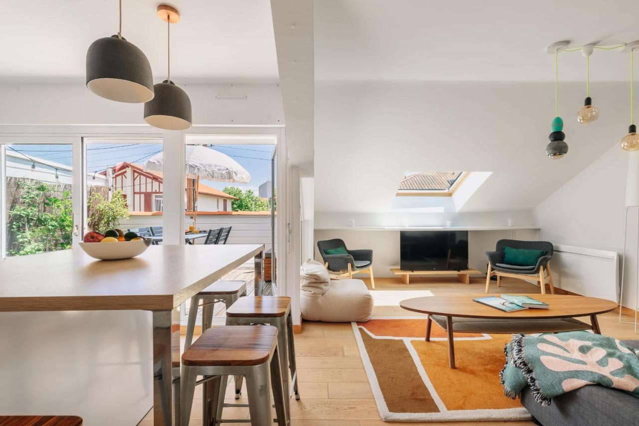 Little Bibi Terrace - Cote Des Basques And Private Garage Biarritz Exterior foto