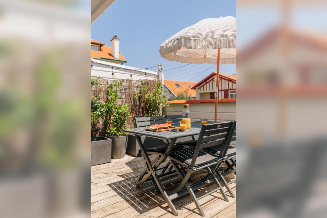 Little Bibi Terrace - Cote Des Basques And Private Garage Biarritz Exterior foto
